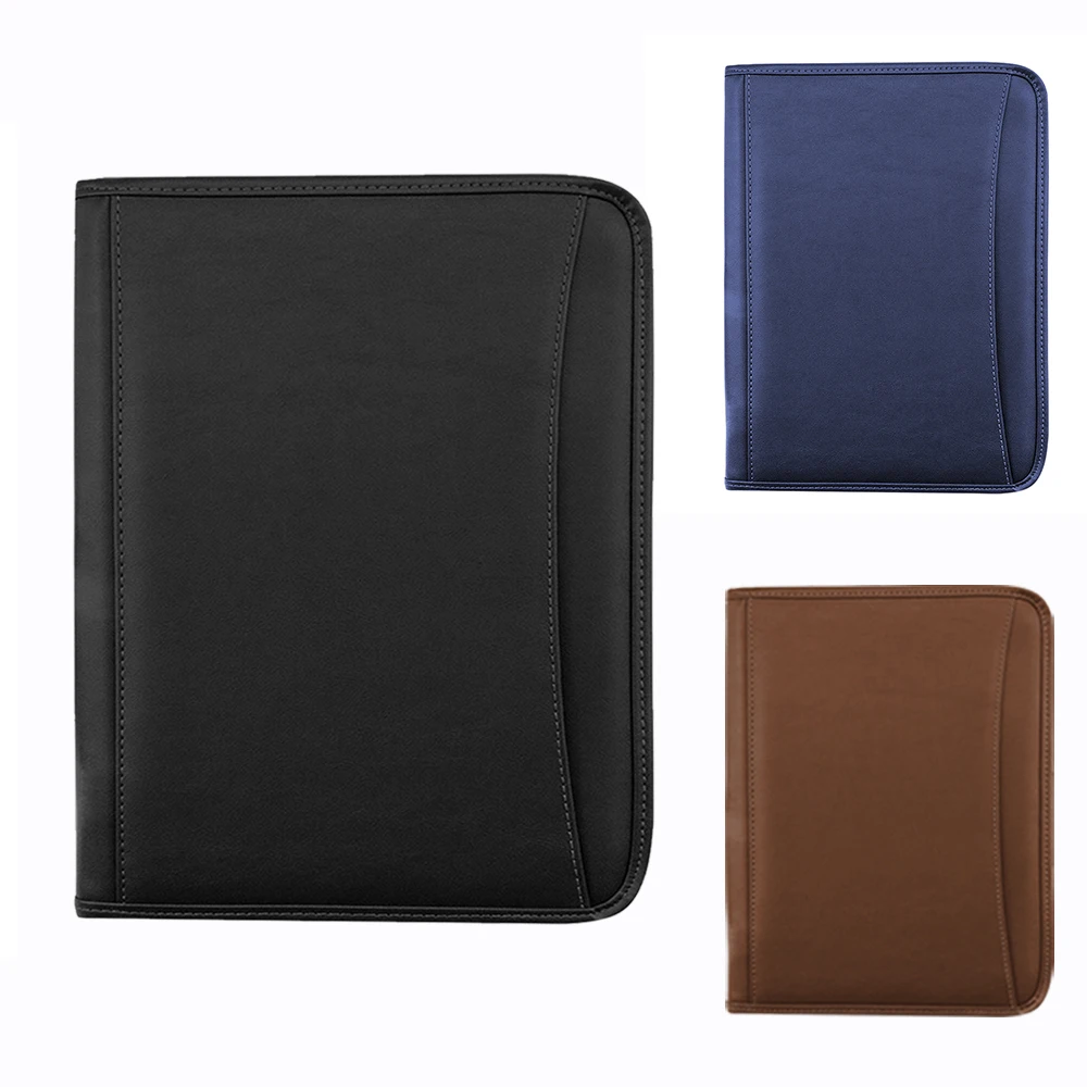 Премиум искусственная кожа бизнес-портфель Padfolio папка для переплета резюме юридический органайзер документов