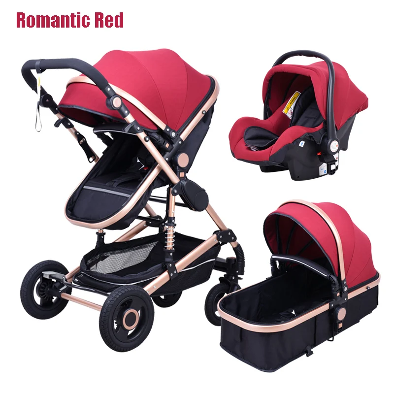 Custom Material 7 Colors Luxury Travel Stroller Baby Strollers
