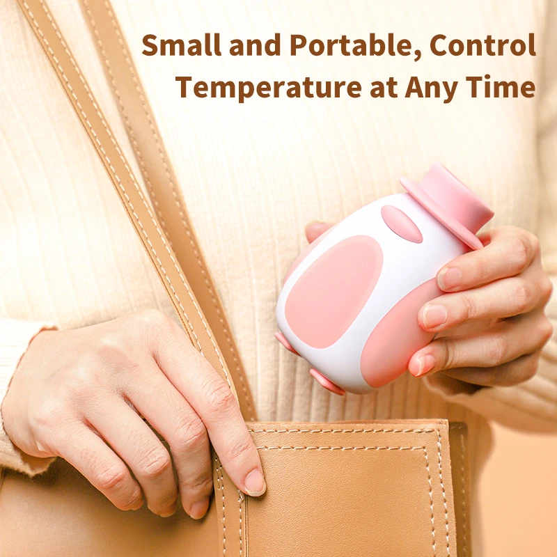 Новинка 2022, грелка для рук с возможностью прессования, портативное зарядное устройство 6000 мАч, многоразовая грелка для рук, портативная перезаряжаемая Милая мультяшная