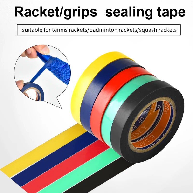 whizz hot sale 10M Overgrip Compound Sealing Tapes Sticker for Tennis Badminton Squash Racket