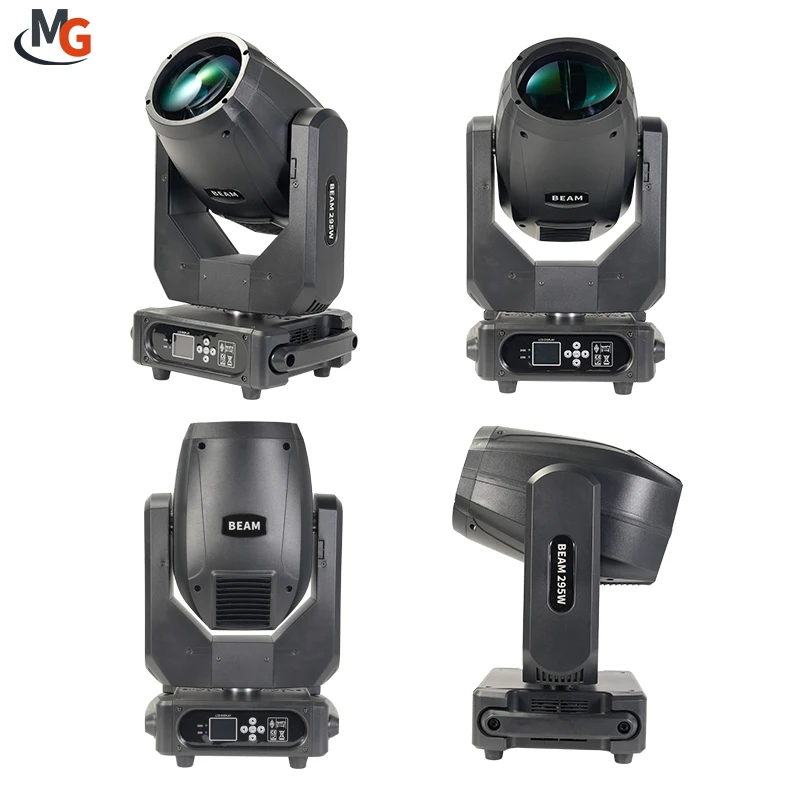 Mglight 295W Sharpy Beam 295 9R Wide Beam Light Prism Moving Head Beam Light for DJ Disco Wedding Stage