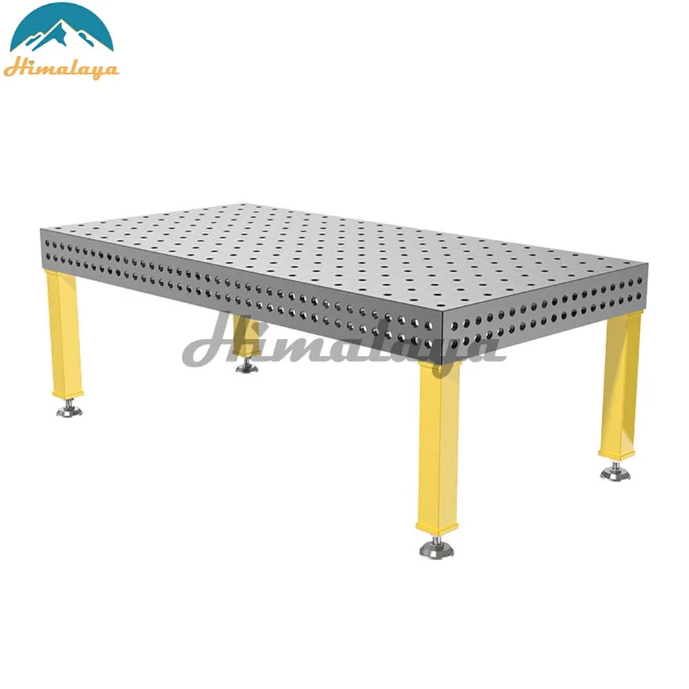 Универсальный высокопрочный чугунный лазерный гидравлический подъемник модульный 3D сварочный стол с зажимами