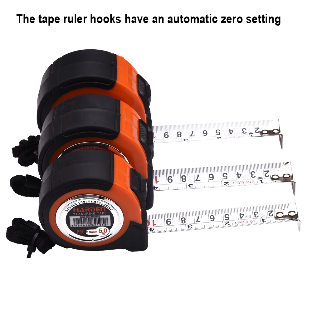 Metric & inch Professional measuring tools industrial grade steel tape measure 3metersx16mm,5metersx19mm,5metersx25mm,7.5metersx