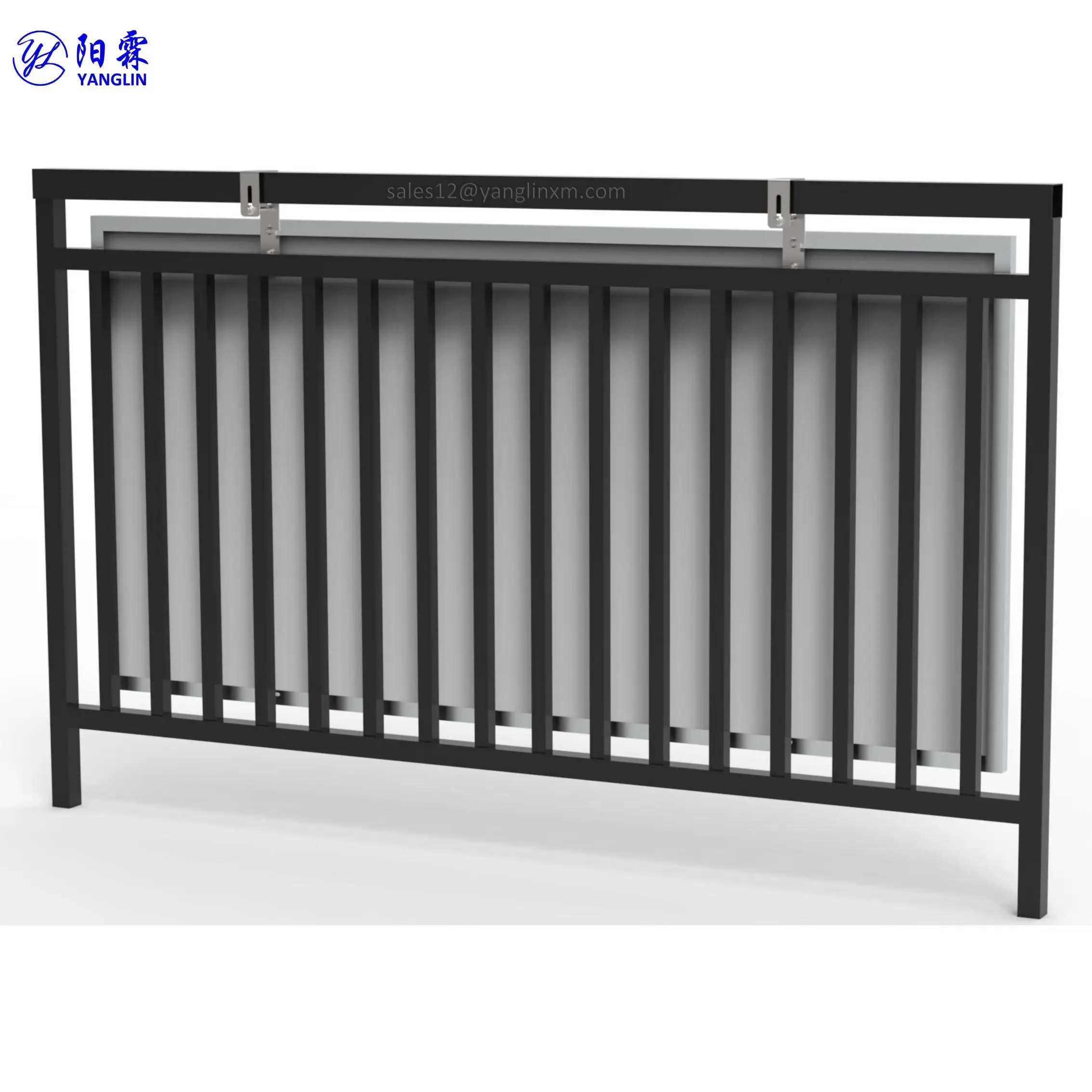 Fastening system for balcony power plant safety and easy install balcony mount assembly set