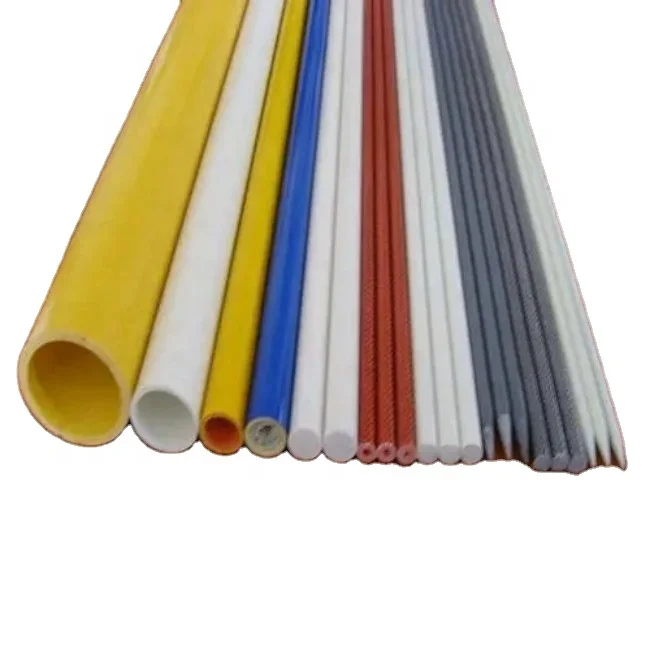 Best price high chemical resistant fiberglass epoxy core solid frp composite pipe