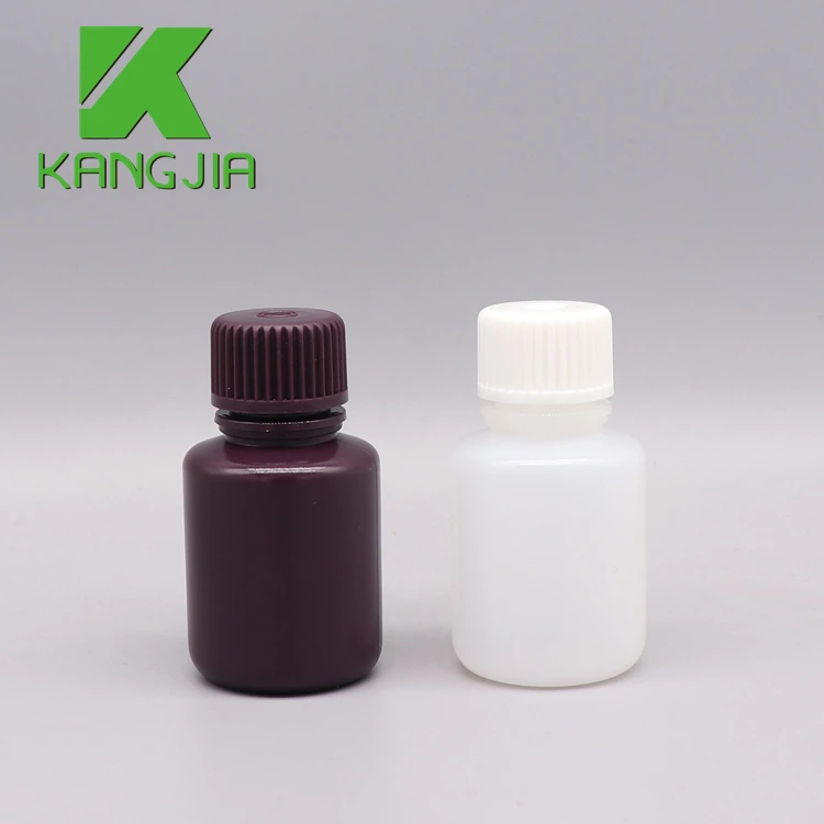 WashFree Reagent Bottle With Narrow Mouth Round Plastic Empty Bottle HDPE Professional Supplier