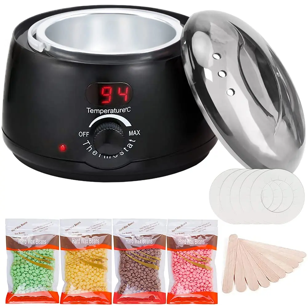 Набор для восковой депиляции с цифровым дисплеем набор воска удаления волос женщин и