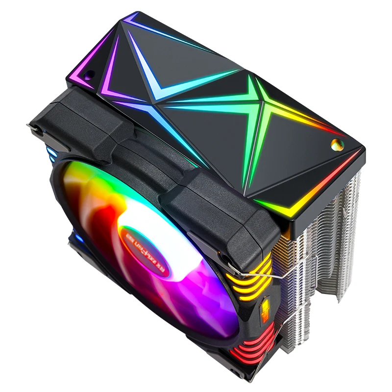 120 мм ARGB PWM воздушные тепловые трубки кулер для процессора вентилятор охлаждения для корпуса ПК