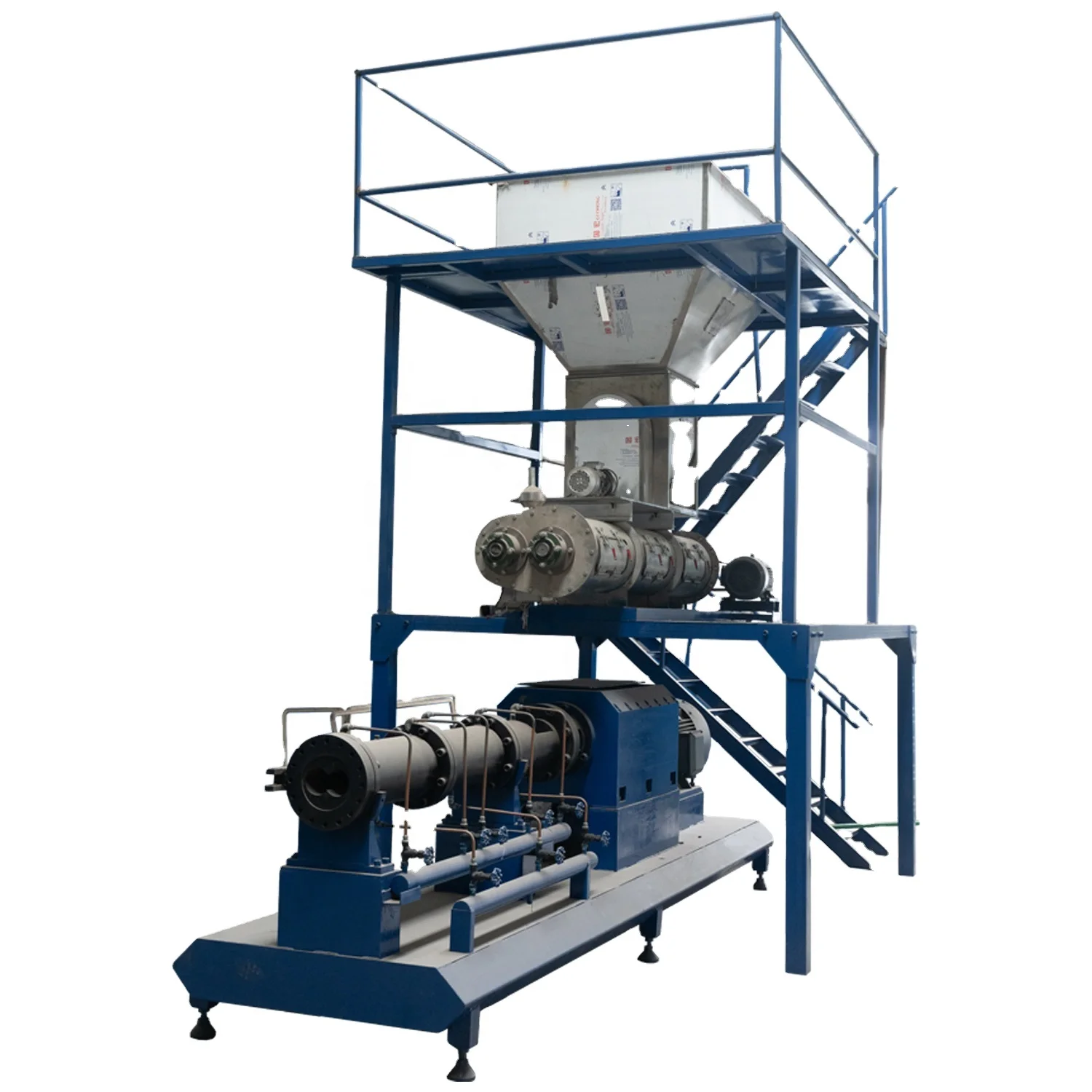 Manufacturer Floating Fish Food Process Mill Making Machine/Small Animal Poultry Feed Pellet Extruder