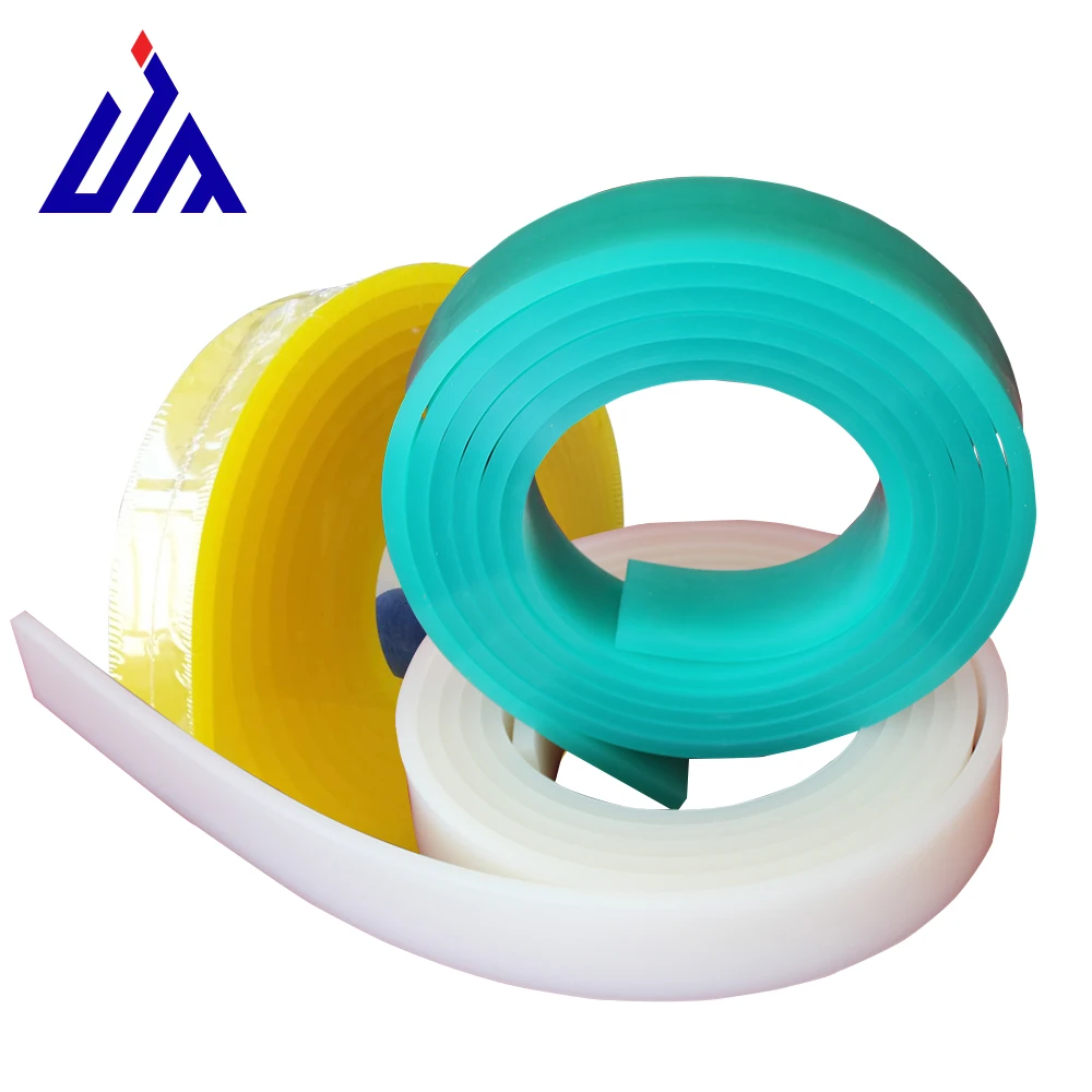 polyurethane pu screen printing rubber blanket squeegee scraper blade factory supplier