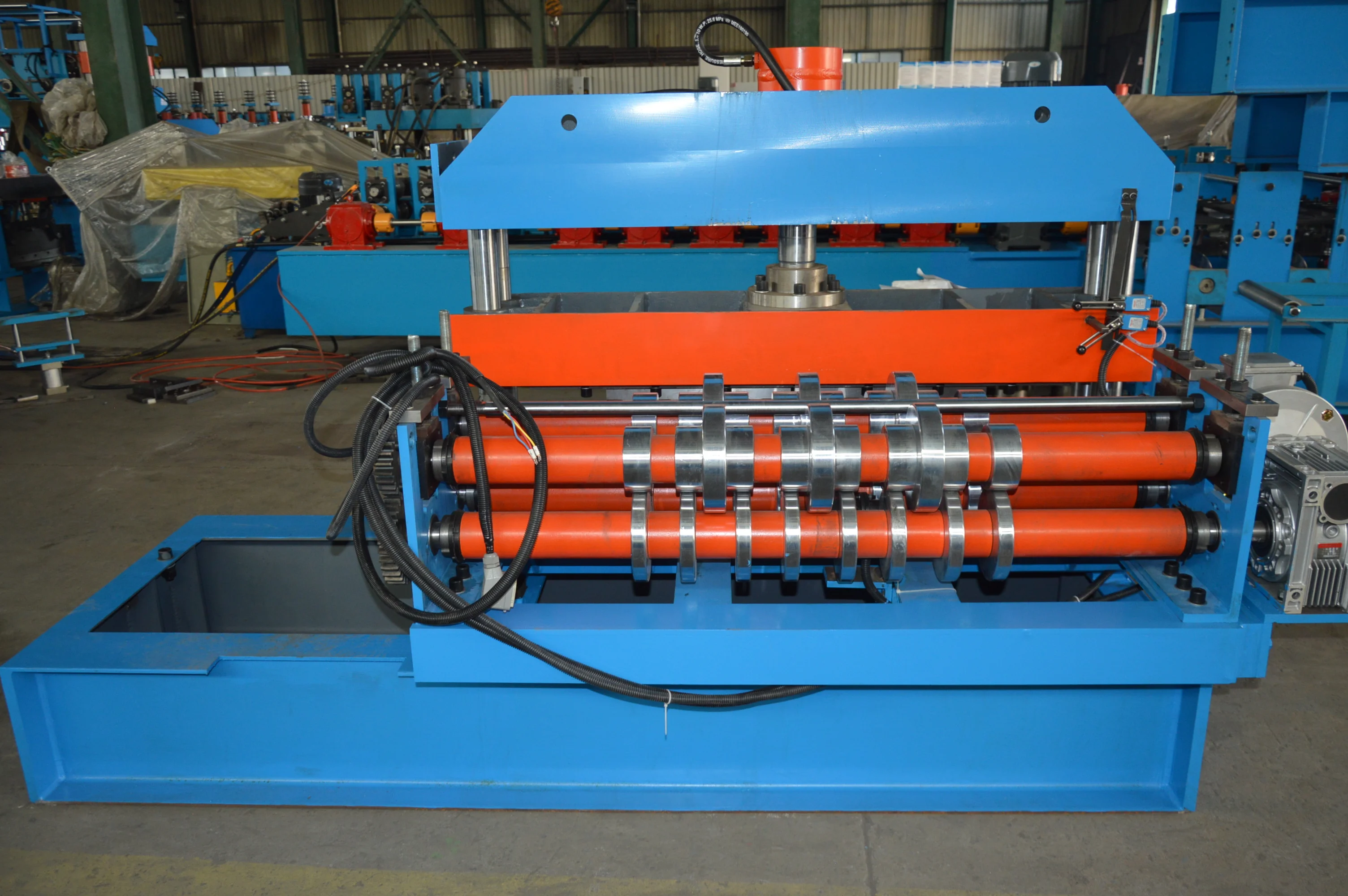 Steel Metal Sheet Crimping Roof Panel Crimping Curving Machine Roof And Wall Panel Steel Crimping Machine