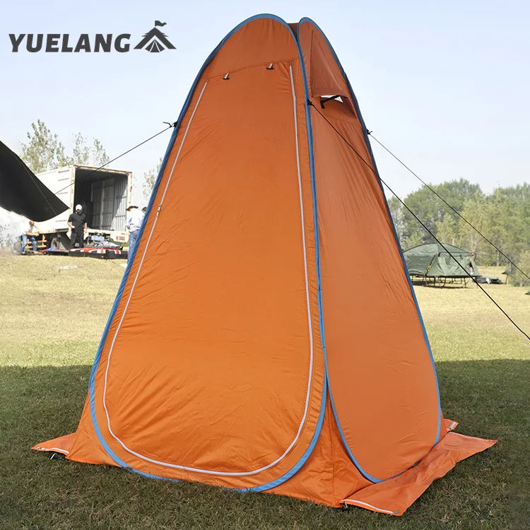 Portable Outdoor Folding Shower Tent for Camping Instant Pop up Privacy Shelter for Mobile Changing Room