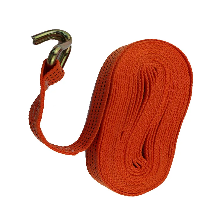 Customized high-quality trailer belt polyester belt ratchet lace cargo lashing belt ratchet lashing strap