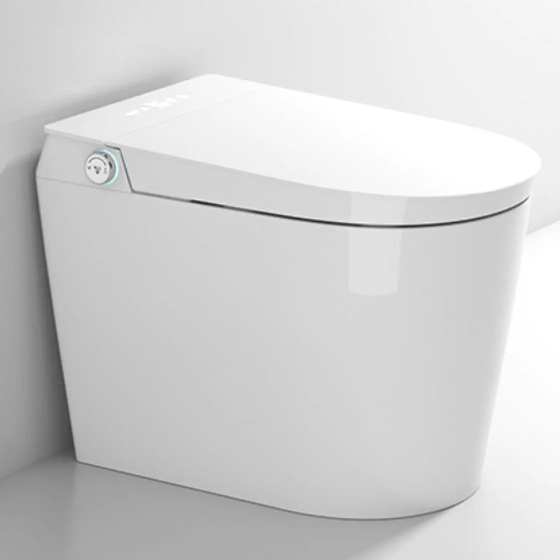 Ceramic Wc Smart Rimless  Toilet with Bidet Wholesale Bathroom White Sale Cover Style Tank Modern Piece Pattern Rohs