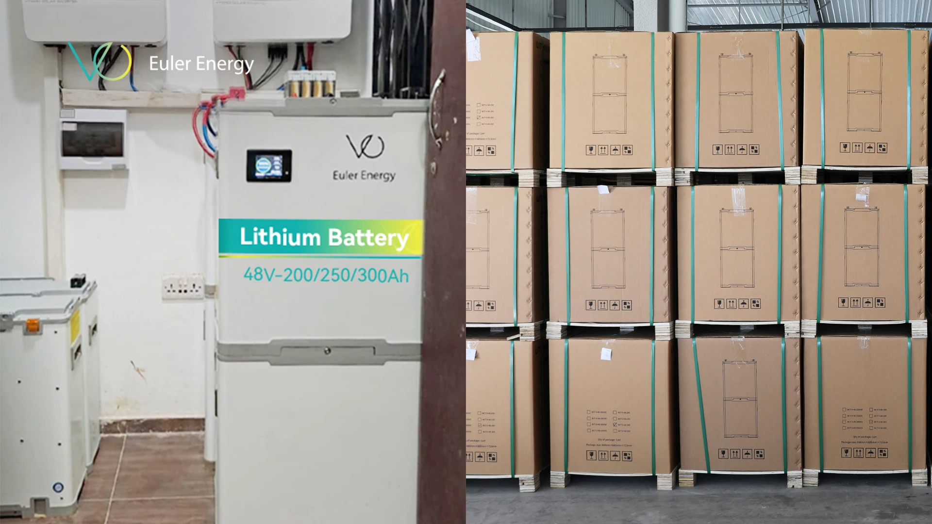 Солнечная Pv синяя углеродная батарея 48 В 200ah литий-фосфатная lifepo4 со встроенным BMS для домашнего использования