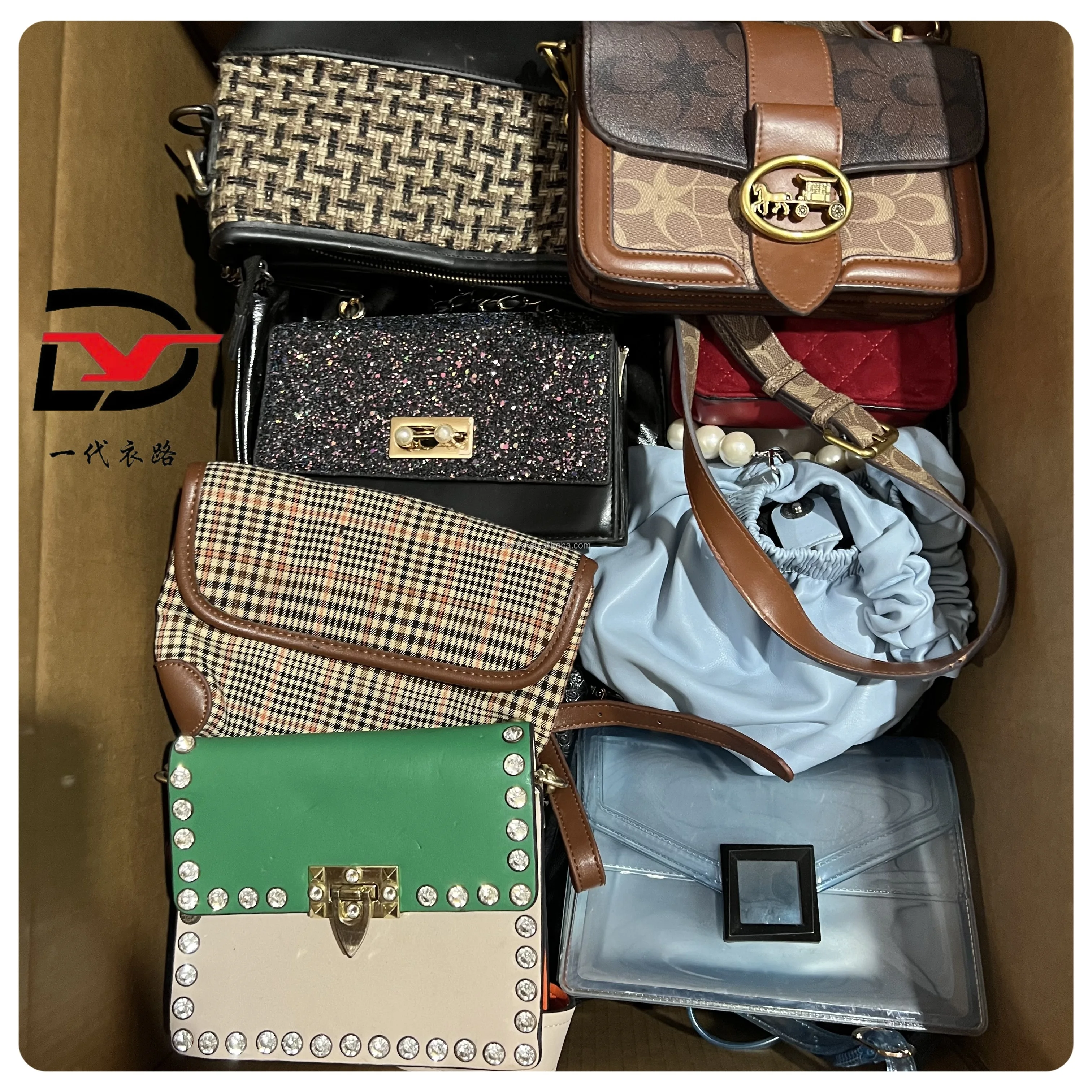 A15-s 5A grade second hand Korean premium bags bale used ladies small sling bags ukay ukay high quality handbags
