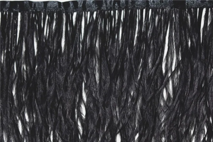 Fluffy 8cm ostrich feather thick trimming fringe for DIY clothing accessories