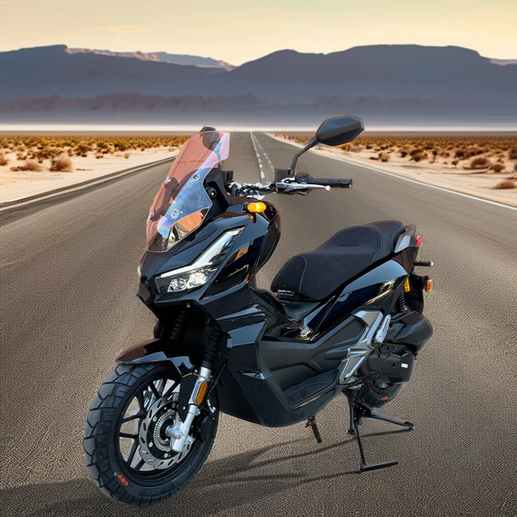 EPA-Certified ADV200 Loncin Water Cooled 1-Cylinder 4-Stroke EFI Motorcycle Max Speed 105kmh Powerful Lower Hanger Gas Scooter