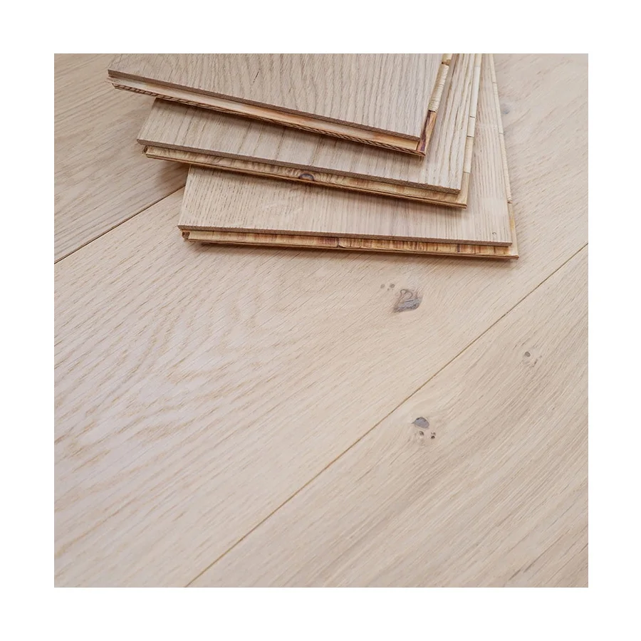 3/4 inch and 260 mm wide plank French oak parquet flooring