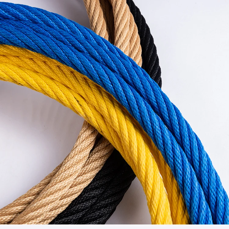 Outdoor Playground Climbing Rope Polyester Combination Rope With Wooden Tray Packing