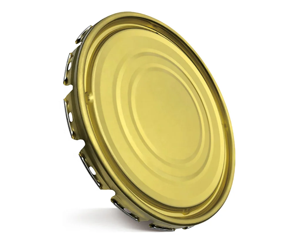 Tinplate Material U Type Crimping Paint Bucket Pail Bottom Cover Can Lid