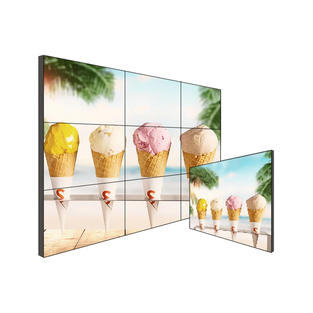 bezel splicing seams are 3.5mm, 1.8mm, 0.8mm professional advertising splicing screen custom production and sale