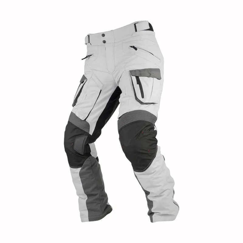 Custom Motorbike Long Journey Racing 600D Oxford Cloth Motorcycle Waterproof Pants With Detachable Double Liner