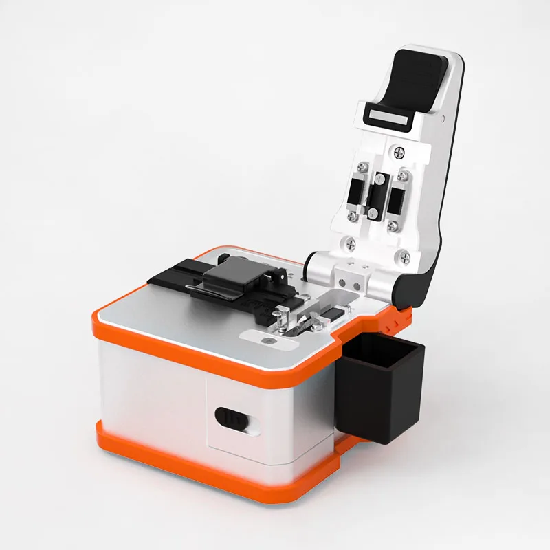 Support OEM Fully automatic electric optical fiber cleaver ftth tools 2023 new optic cable cutter  fiber optic cleaver