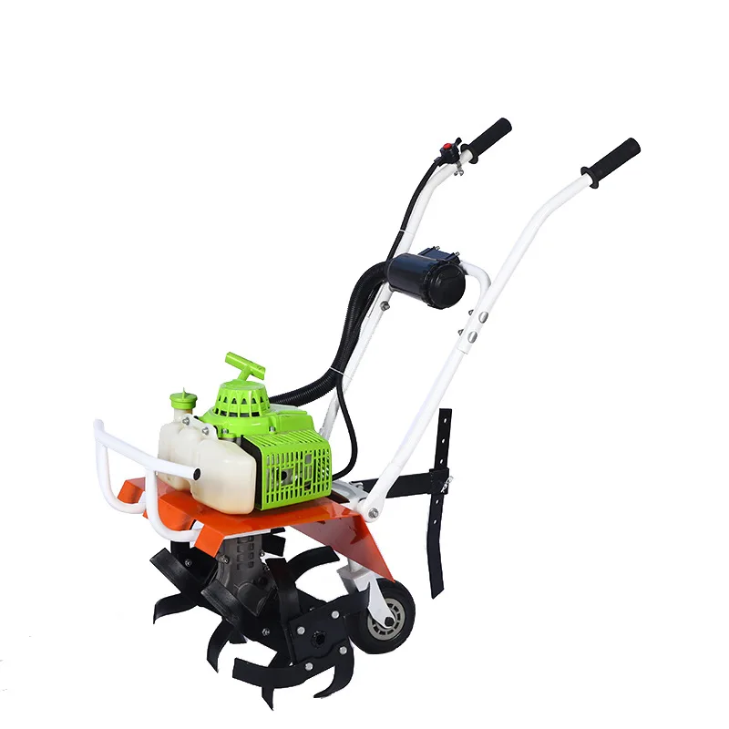 Multifunctional Household Hand Pushed Lawn Cultivator Use for Weeding and Soil Loosening Power Tool