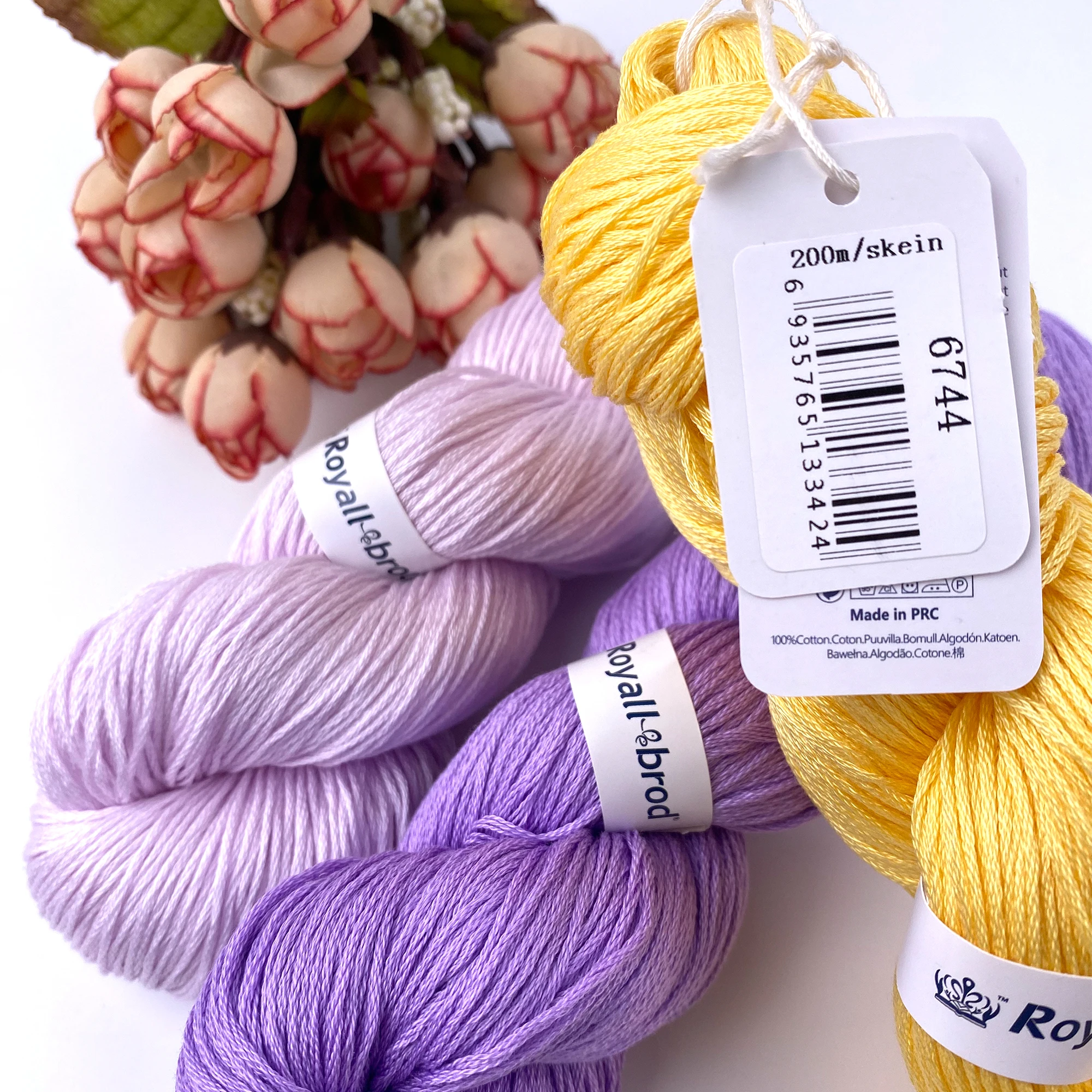 Wholesale 200m 447 colors Embroidery Cotton Thread Rainbow Color Cross Stitch Crafts Handmade Cotton Thread