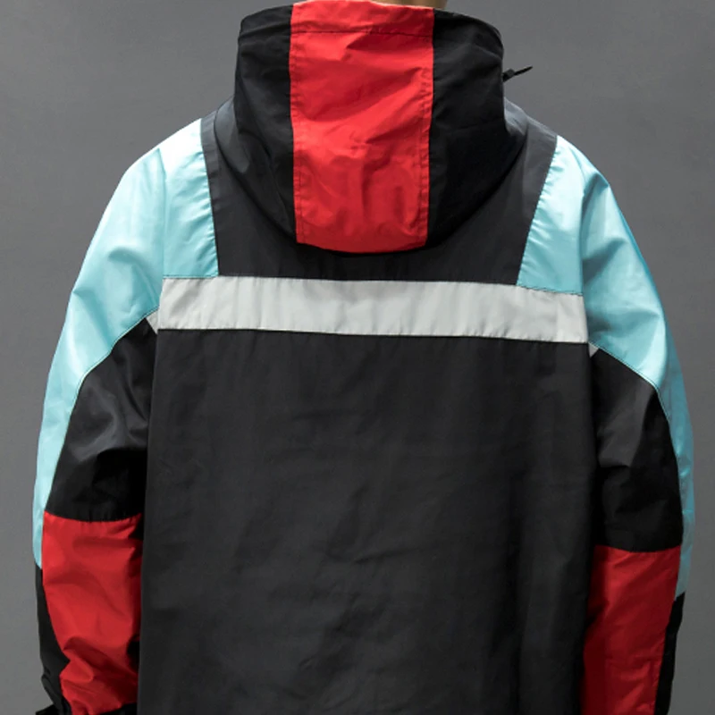 Изготовленный На Заказ 2021 в стиле «хип-хоп» в европейском стиле мужские популярные логотип с капюшоном и защитой от ветра куртка