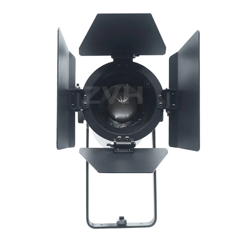 40W LED Fresnel Spotlight with Manual Zoom Bi-Color Black Aluminum House Spot DMX 1/2/3/5 Channel for Stage Lighting Gallery