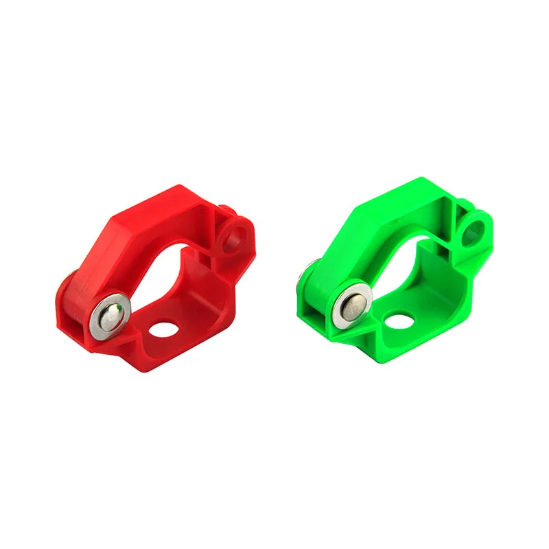 Red and green locked out knife switch lockout system