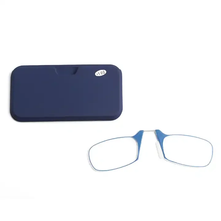 Comfortable Mini Cheap Stick Mobile Phone Thin Optics Clip On Nose Pad Reading Frames Glasses Optical Eyewear