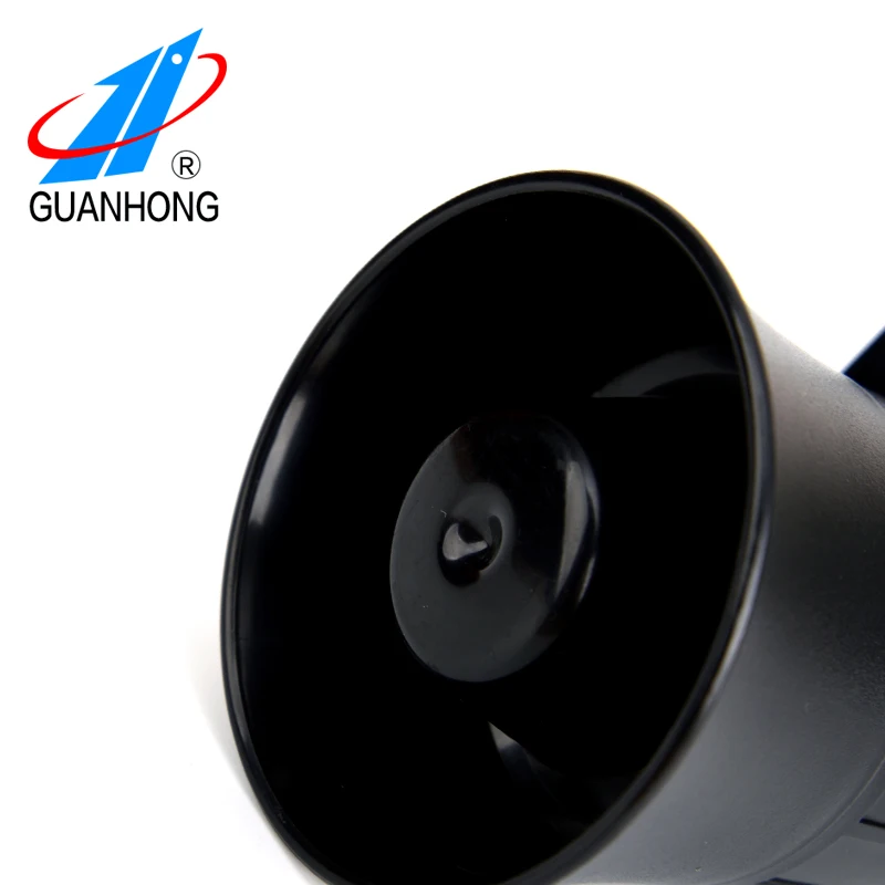 110dB 15W Buzzer Horn 1 or 6 Tone Car Siren Horn Speaker