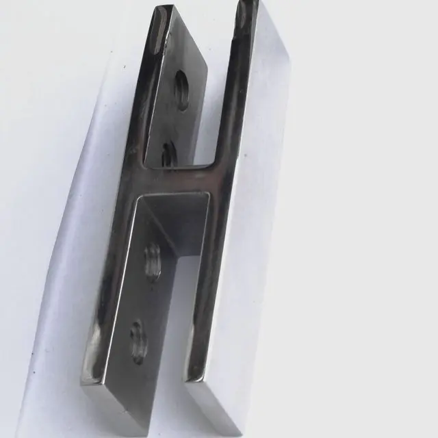 Factory Direct SS304/316 Stainless Steel Glass Clamp 180 Degree Hinge for Pool Window & Door Balustrades & Handrails