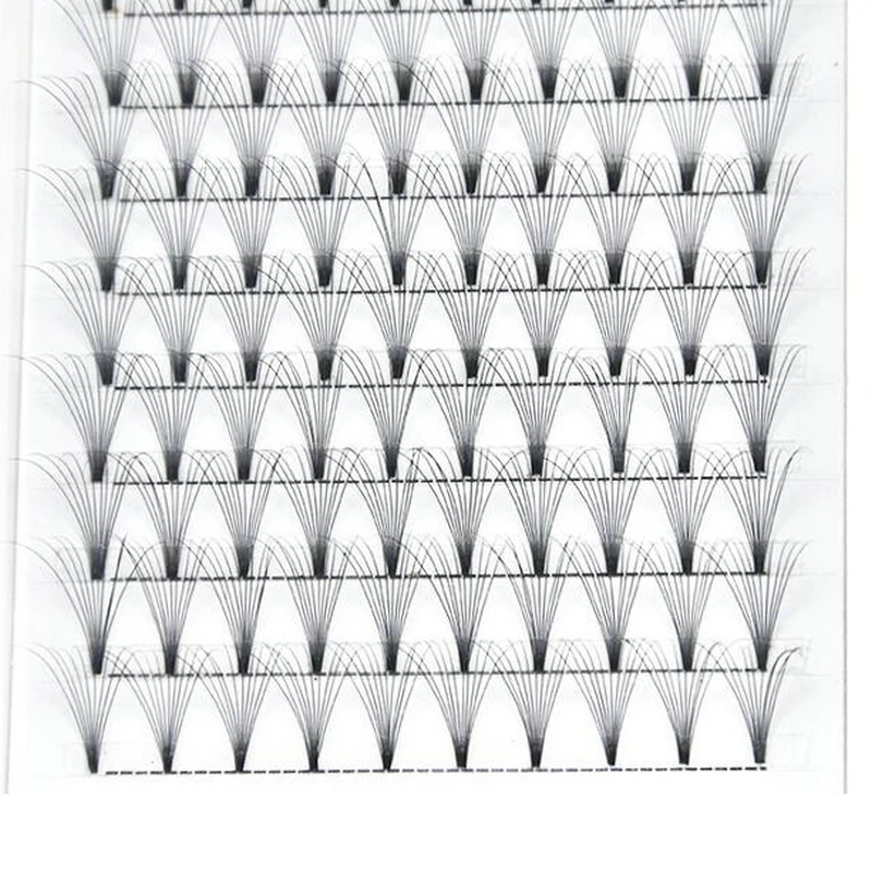 Chinese supplier wholesales High-grade fiber 10P Russian volume lashes individual eyelash extension kit