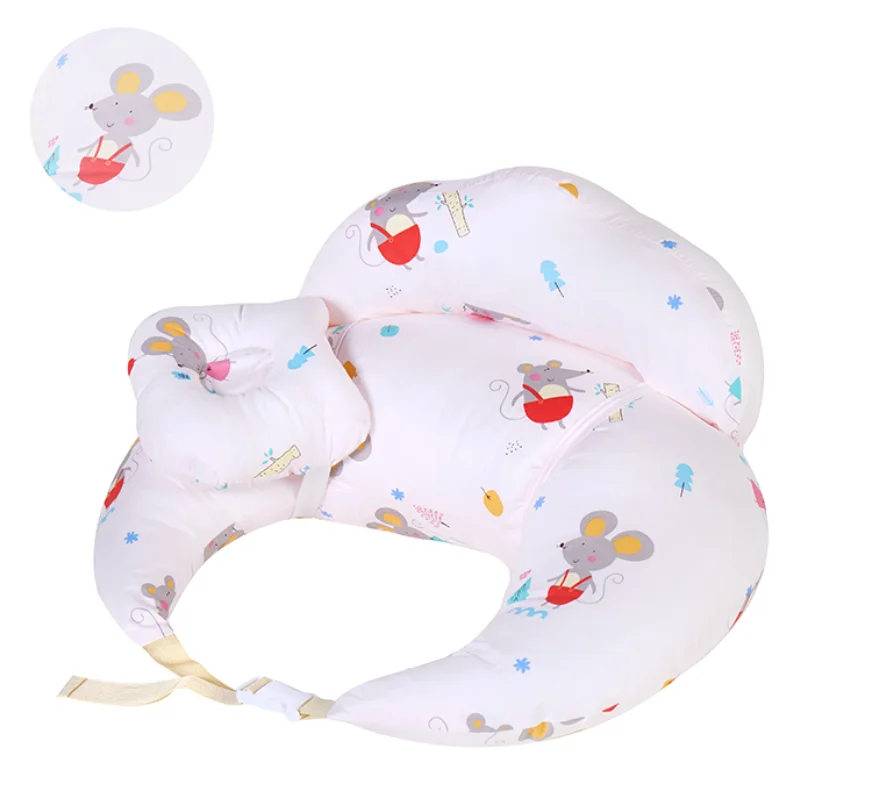 PLHMIA Baby Body Holding Custom Logo Wholesale Organic Twin Baby Feeding Breastfeeding Nursing Pillow And Positioner