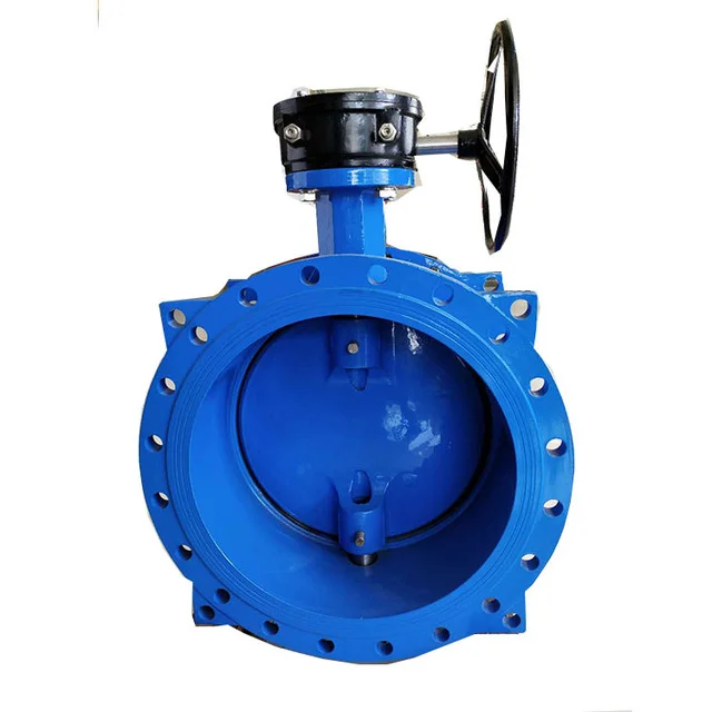 High quality DN100 4 Inch butterfly valve various ductile iron flanged handwheel butterfly valve with gearbox