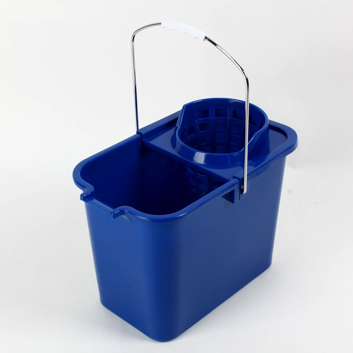 16L Premier Eco-Friendly Plastic Domestic Mop Cleaning Bucket with Wringer Foldable Design for Deck Mop Water Cleaning