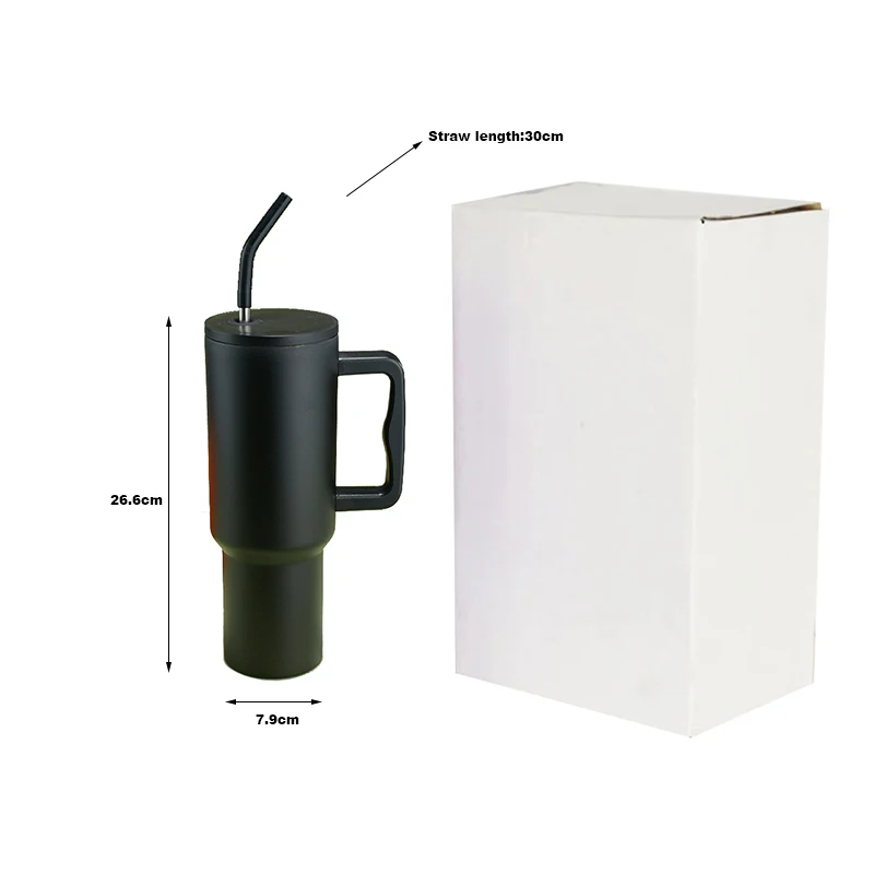 ZP OEM customized logo 1.2L Vacuum Insulated Car Cups Double Stainless Steel tumblers cup blanks