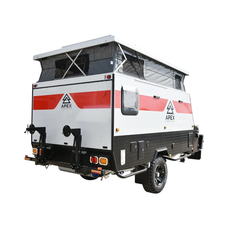 New Best Custom Made Flat Bed  Pop Up Slide Truck Camper For Sale