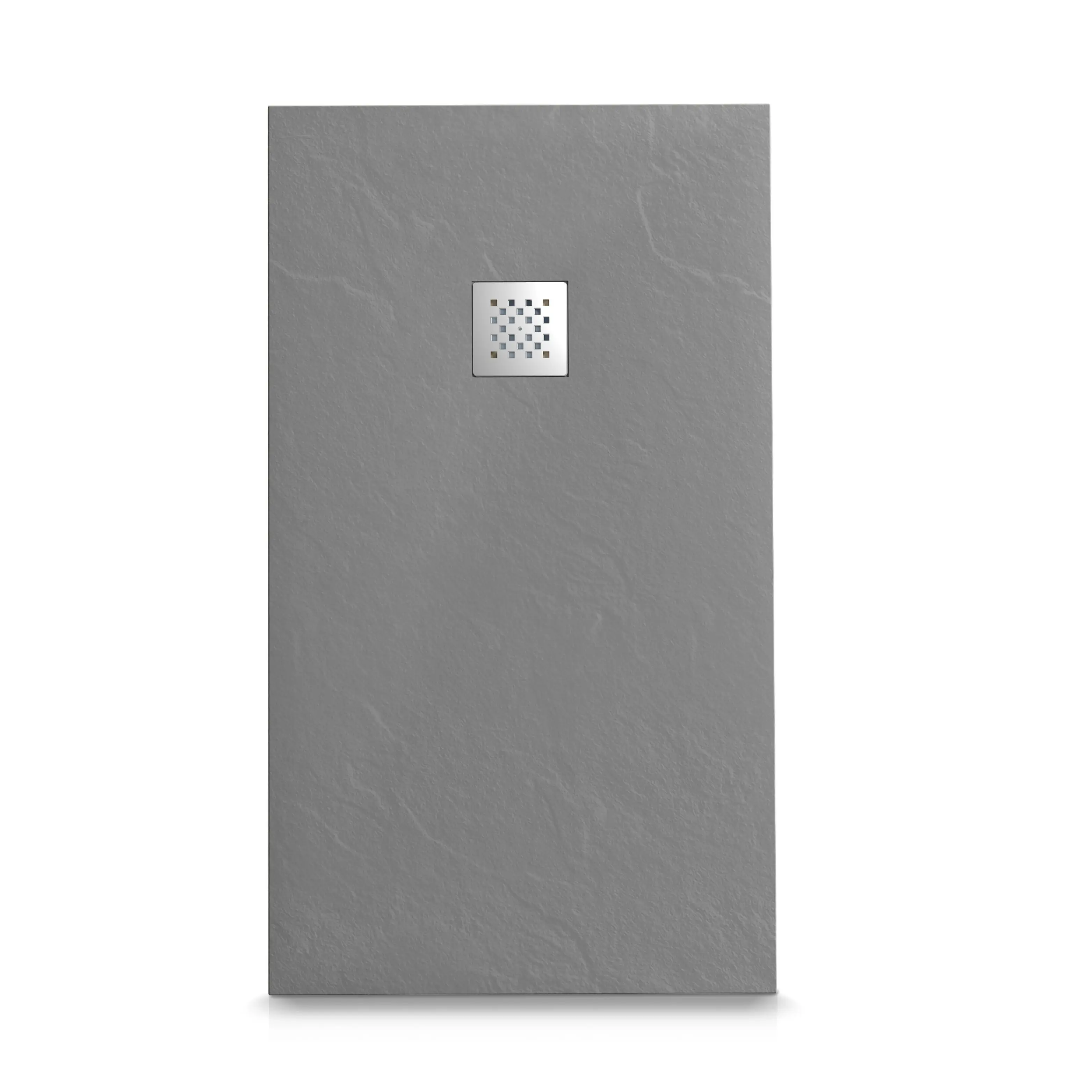 factory price  SMC aluminium shower tray square shape  matt  black color artificial and bath plate travertine shower tray