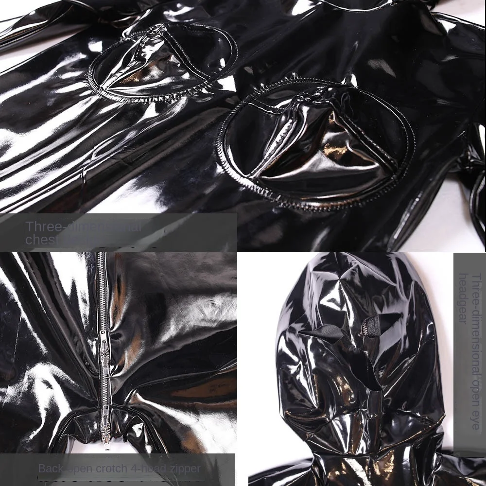 HM silicon Model Of Women Sexy Bondage Clothes Latex Fabric For Clothing Latex Clothing Fetish For Women