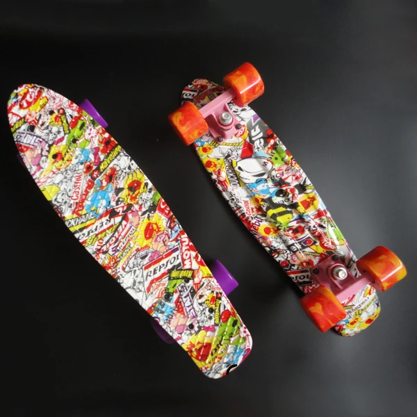 Hot Sale Cruiser Skate Board 22 Inch Plastic Skating Board for Boys