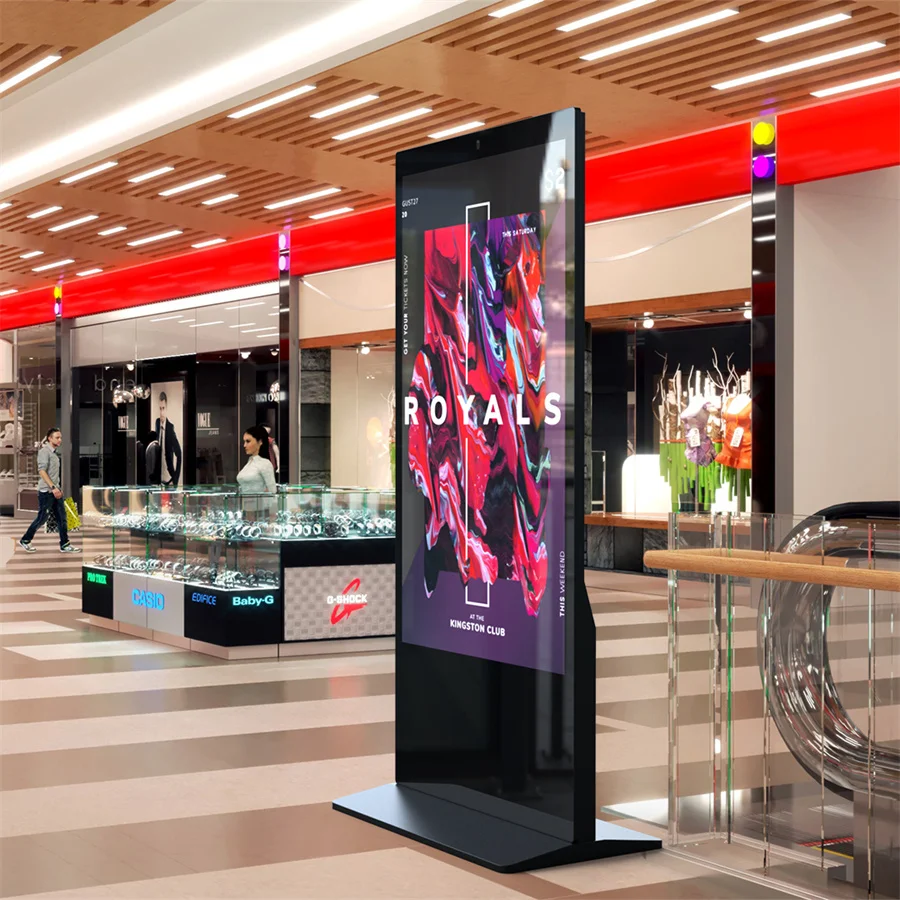 86 Inch Advertising Display Digital Signage Shopping Mall Information Touch Kiosk