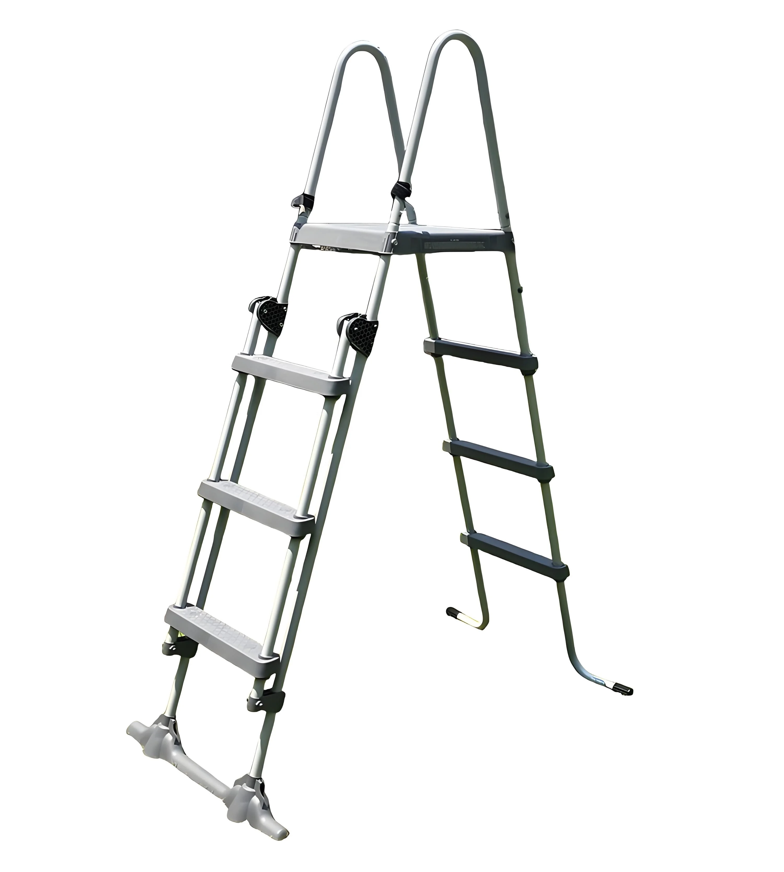 2 Years Warranty Independent Stainless Steel Swimming Pool 5 Step Ladders