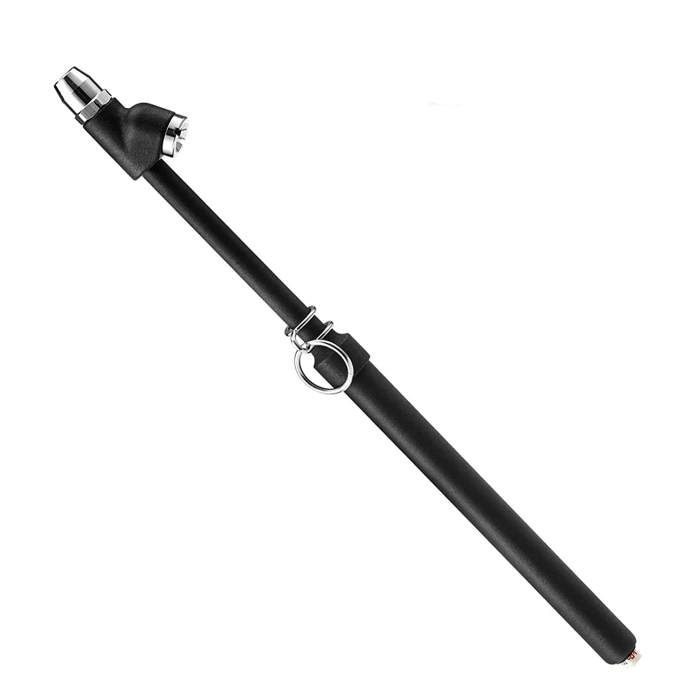 Customized Heavy Duty Black Air Gauge Straight on Foot Dual Head Chucks Auto Service Gage Tire Pressure Gauge