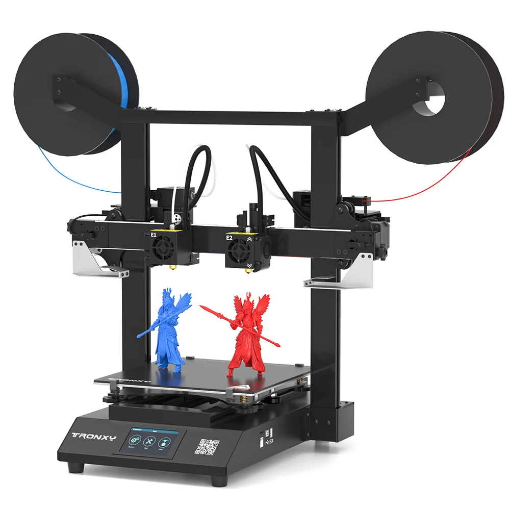 Gemini XS 3d printer extruder  multi color 110C Tronxy high temperature dual extruder 3d printer