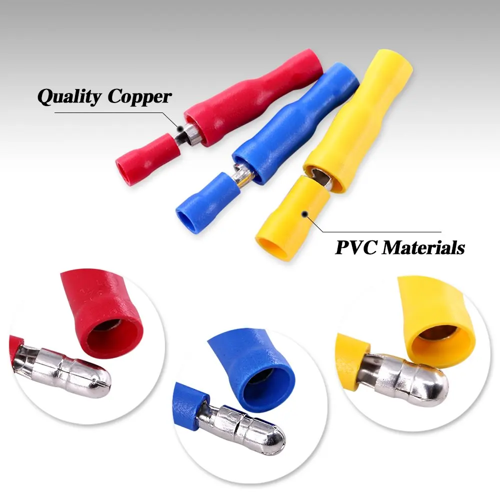 Hampoolgroup Factory Direct Brass Wire End Terminals Motor Non-shrink Bullet Connectors